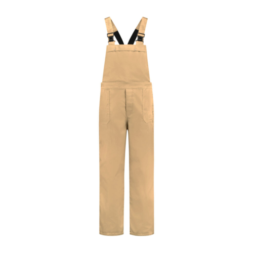 Tuinbroek 100% katoen - Kleur: Kaki