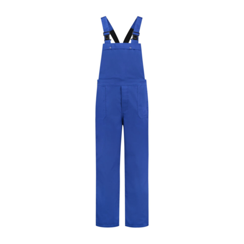 Tuinbroek 100% katoen - Kleur: Korenblauw
