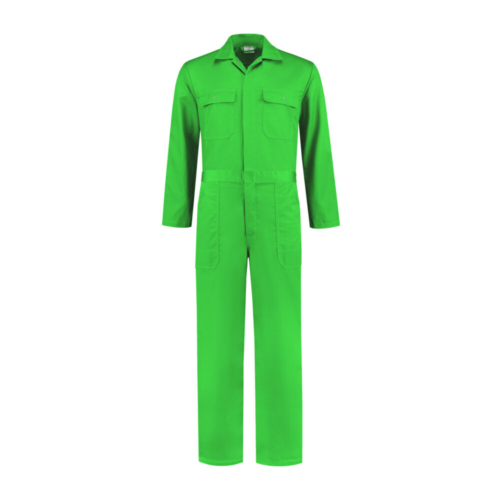 Kinderoverall 100% katoen – Appelgroen