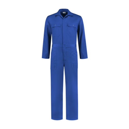 Overall polyester/katoen – Korenblauw