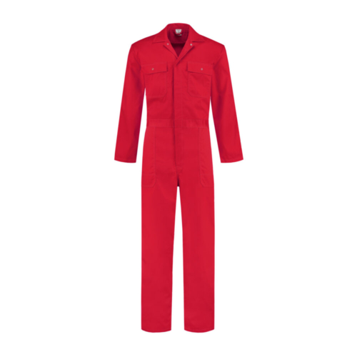 Overall polyester/katoen – Rood