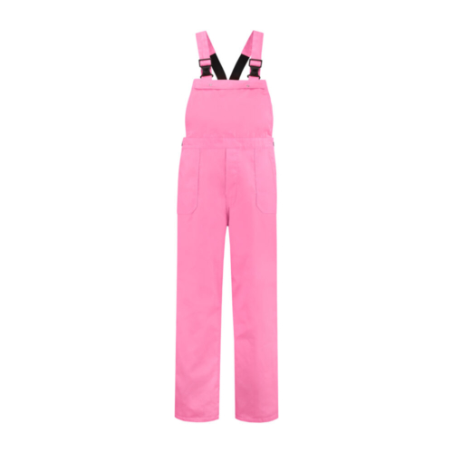 Tuinbroek polyester/katoen – Roze